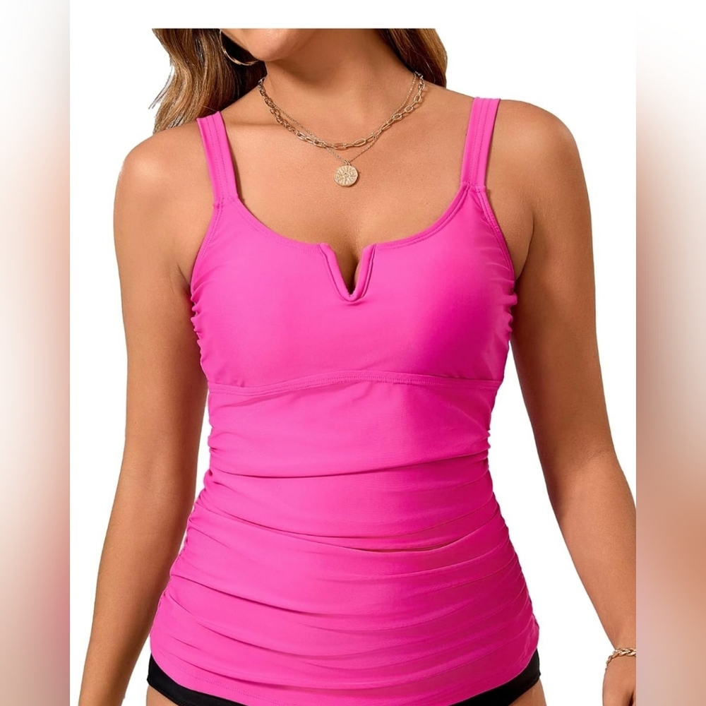 Dipinon Tankini Top for  Swimwear. Top Only Tummy Control Top. NWT. Buy 1 Get 1